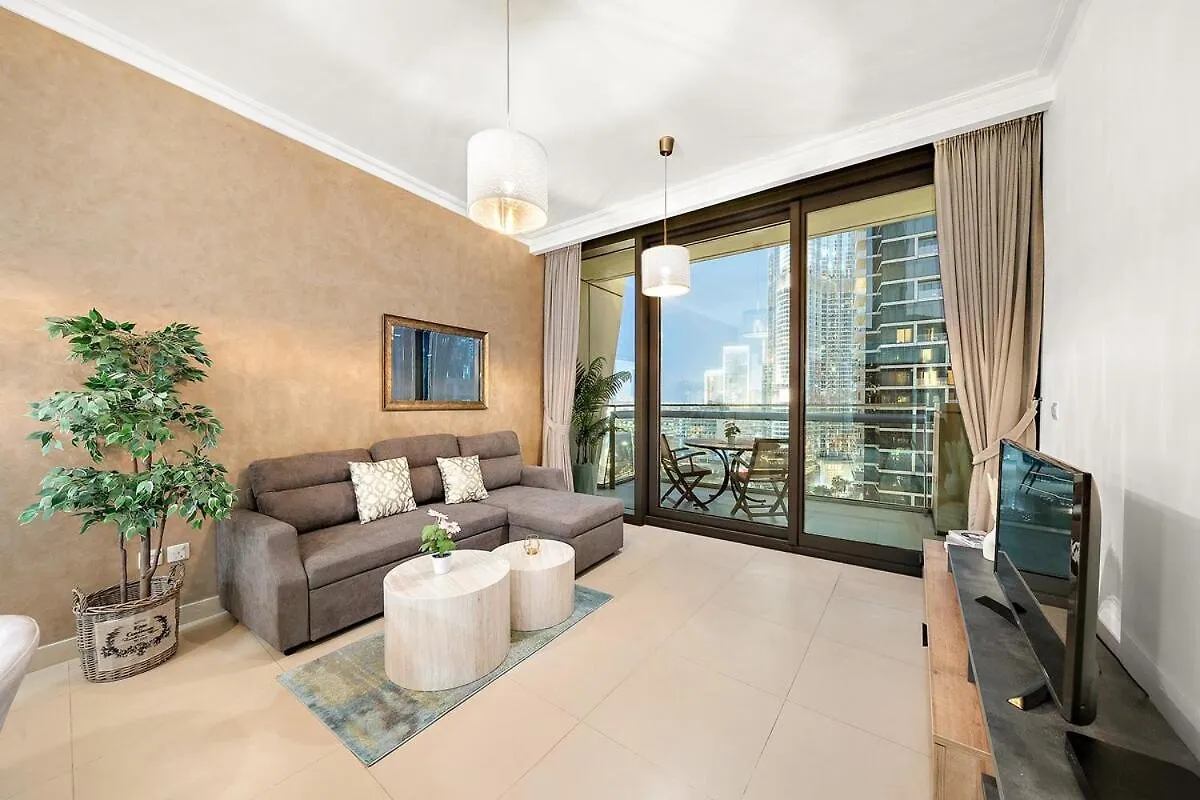 Lägenhet First Class 1Br Majestic Burj Khalifa View Dubai